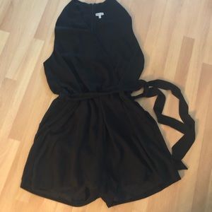 Black Short Romper